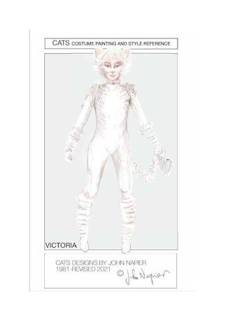 CATS costume painting and style reference - Victoria